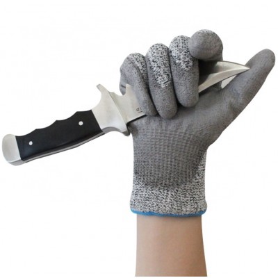 High Quality Anti Cutting HPPE Oilproof PU Coated Mechanic Working Glove